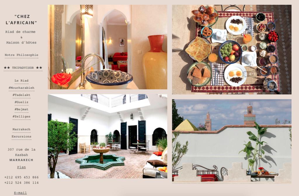 Riad Chez L'Africain Марракеш Екстер'єр фото